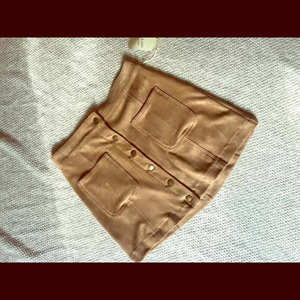 NWT Button Front Skirt